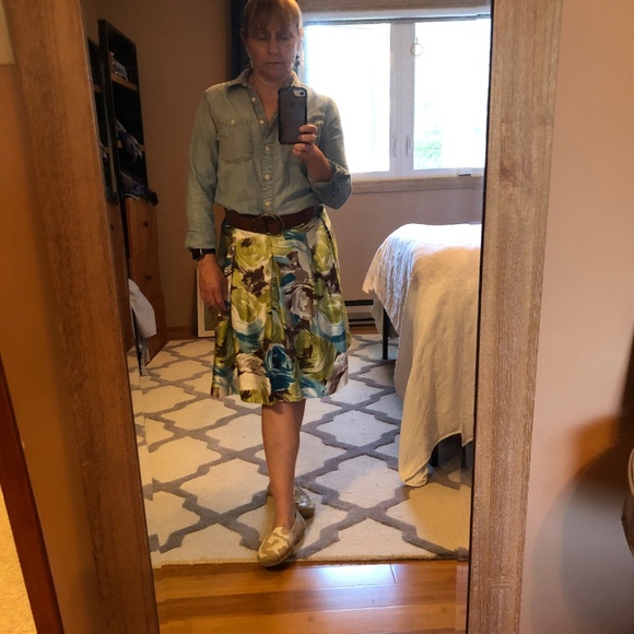 Vintage Silk Floral Skirt from Talbots - Picture 2 of 10